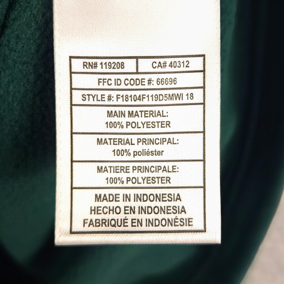 Adidas NHL Minnesota Wild Platinum Crewdie Hoodie Pullover‎ Sweatshirt Medium - Picture 5 of 8